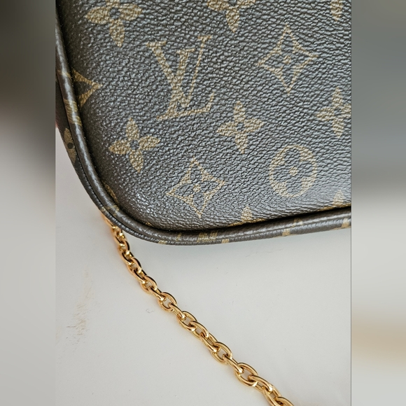 Louis Vuitton LV Monogram Multi Pochette Wristlet/ Small Purse - Picture 14 of 14